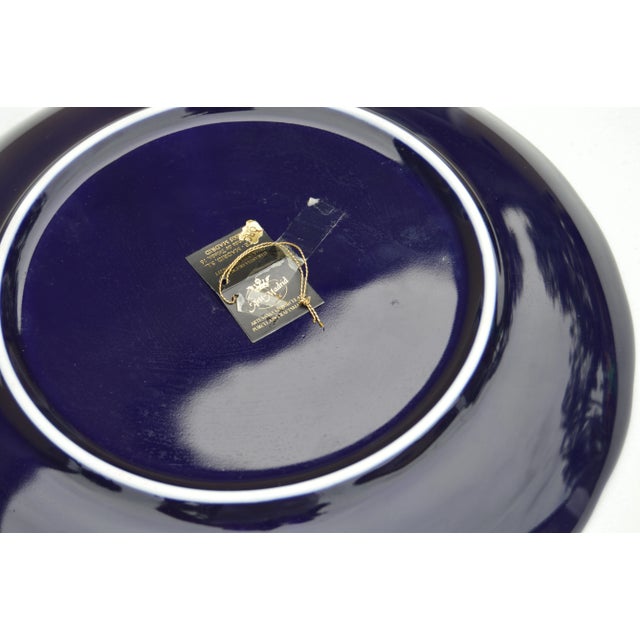 Mid 20th Century Vintage Gold-Patterned Spanish Plate For Sale - Image 5 of 6