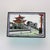 An exquisite antique Chinese cloisonné enamel jewelry box, dating to approximately C1930, presents a captivating scenic...
