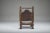Brown Early 20th Century Handmade Low Cedar Chair, Nuristan, 1890s For Sale - Image 8 of 14