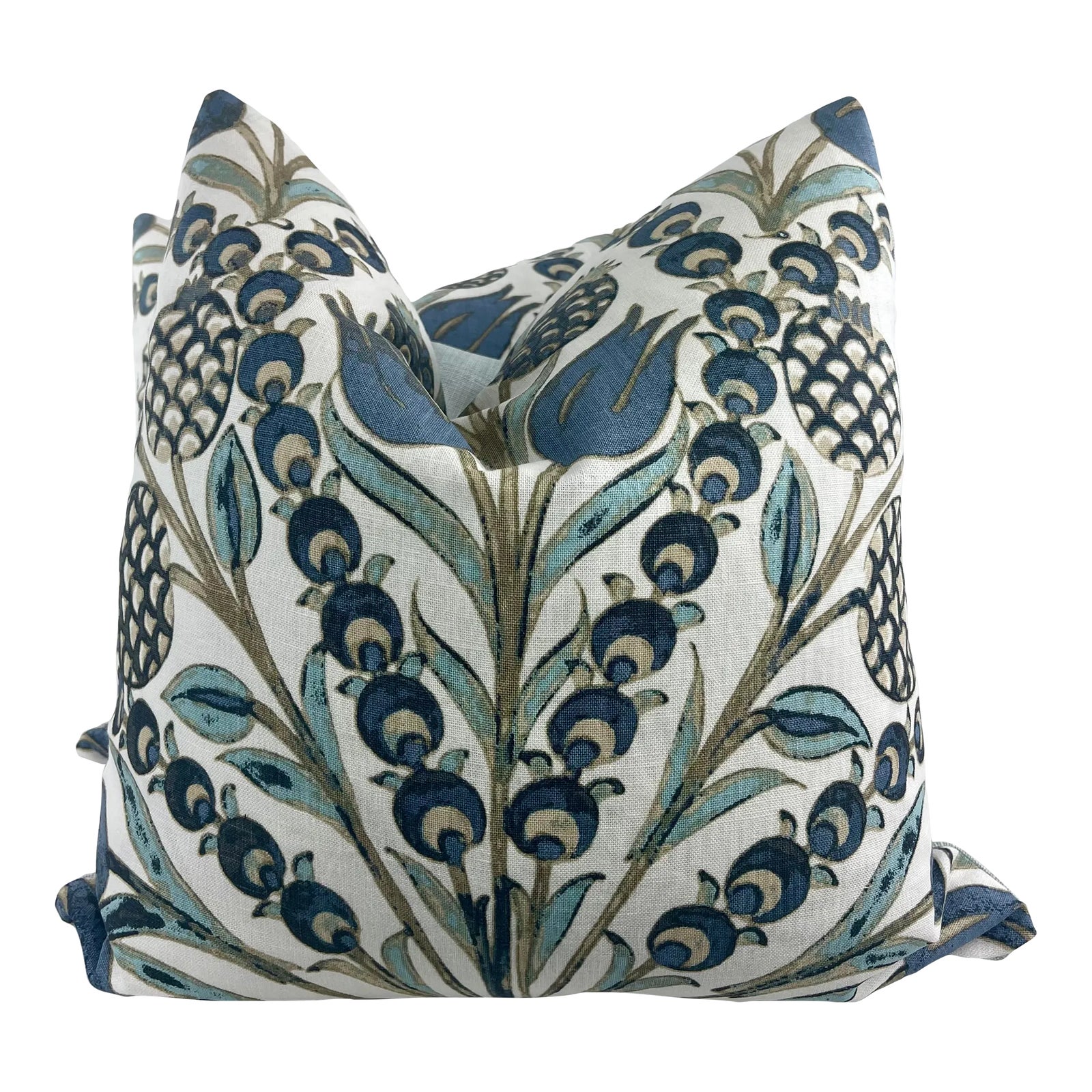 Thibaut "Cornelia" in Aqua and Blue 22" PillowsA Pair Chairish