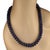 Rondelles of Smooth Lapis Lazuli 21-Inch Necklace For Sale - Image 4 of 10