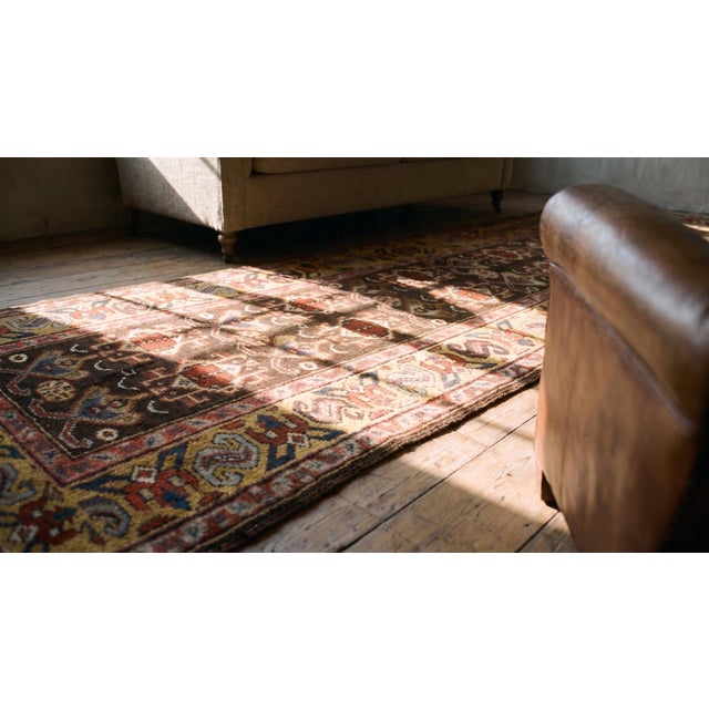 Antique NW Persian Rug 3' 0" x 11' 6" For Sale - Image 9 of 9