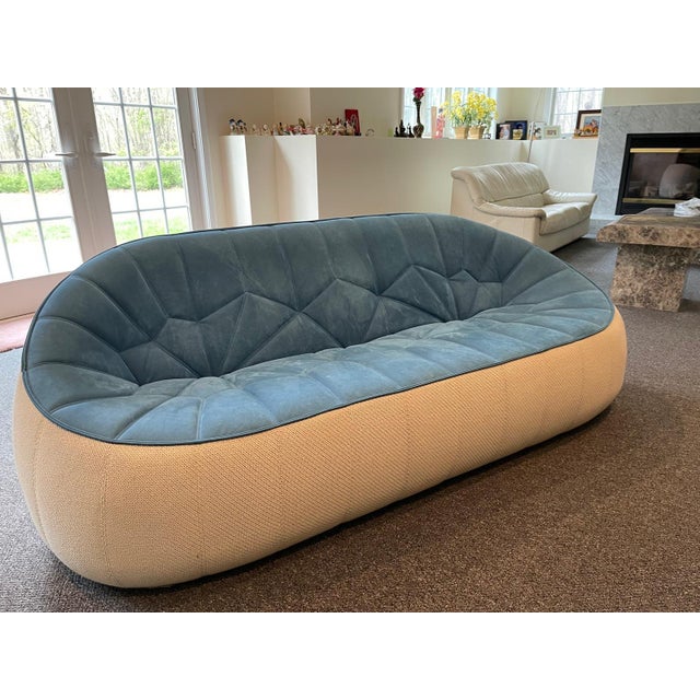 Ligne Roset Ligne Roset Ottoman Large Settee Sofa For Sale - Image 4 of 15