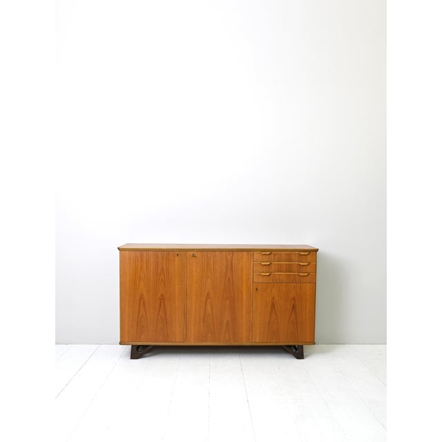 Scandinavian Teak Highboard, 1960s For Sale - Image 15 of 15