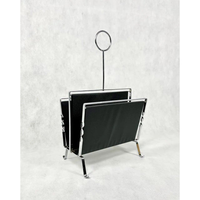 Plastic Vintage Vinyl Magazine Rack, 1970s For Sale - Image 7 of 9