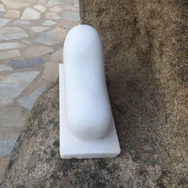 Not Yet Made - Made To Order Aries Hand Carved Marble Sculpture by Tom Von Kaenel For Sale - Image 5 of 6