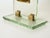 Fontana Arte Nile Green Chiseled Crystal and Brass Photo Frame from Fontana Arte, Italy, 1950s For Sale - Image 4 of 14