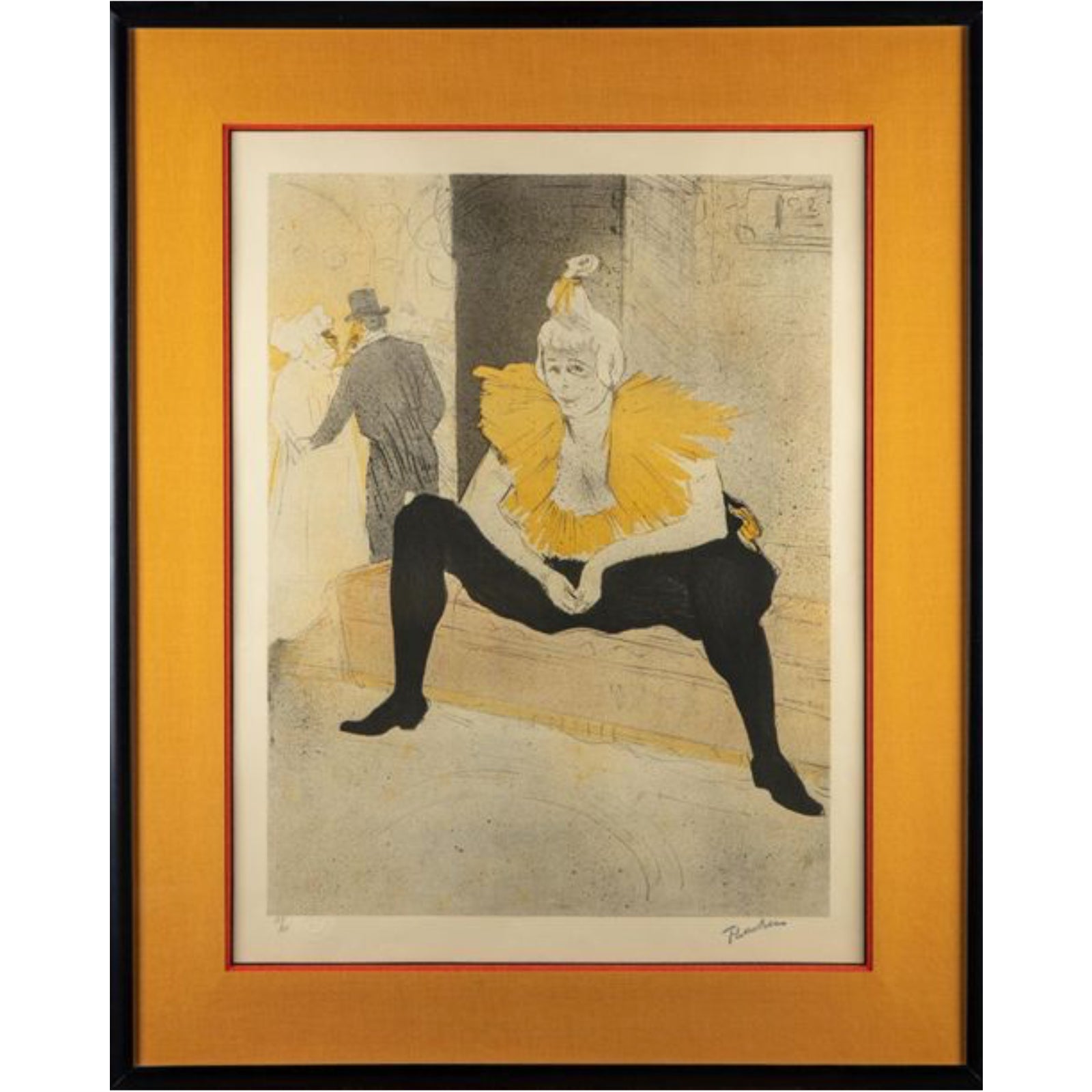 Toulouse Lautrec Limited Edition Lithograph, Framed | Chairish
