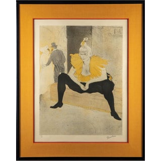 Toulouse Lautrec Limited Edition Lithograph, Framed For Sale