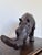 Large Vintage Handcrafted Leather Rhinoceros Statue For Sale - Image 9 of 12