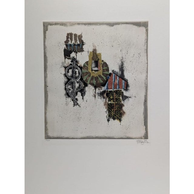 Johnny Friedlaender, Plant Kingdom, 1983, Etching For Sale - Image 6 of 6