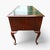 Wood Vintage Sligh Solid Mahogany Queen Anne Writing Desk – Green Leather Top For Sale - Image 7 of 15