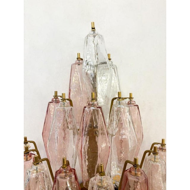 Glass Murano Glass Polyhedral Wall Sconces attributed to Carlo Scarpa for Venini, 1960s, Set of 2 For Sale - Image 7 of 10
