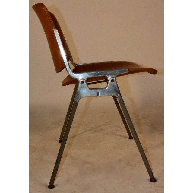 1960s Set of Four Giancarlo Piretti Conference Chairs For Sale - Image 5 of 8