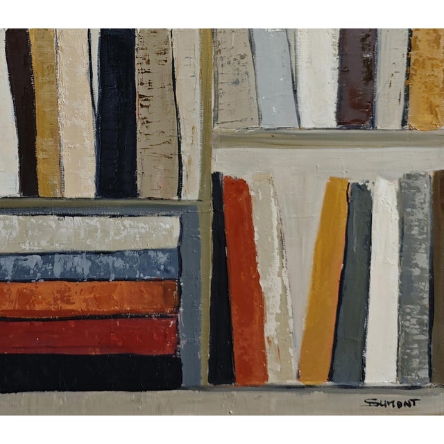 Trames De Lecture - Modern Abstract Painting, Geometric, Framed by Sophie Dumont For Sale - Image 4 of 8