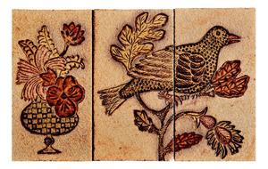 Ceramic Tile Panels attributed to Jacqueline Hubin for Capron, 1970s, Set of 3