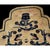 1890s Antique Beige Dragon Ningxia Chinese Hand Knotted Pile Square Small Rug For Sale In New York - Image 6 of 7