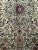 Vintage Persian Nain Room Size Rug, Handwoven Floral Pattern, Ivory & Blue, 7’ X 11’ For Sale - Image 11 of 12