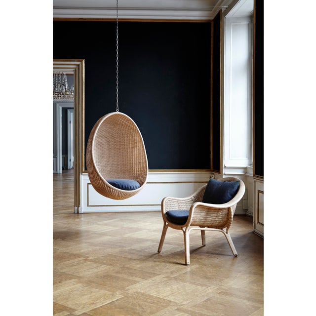 Nanna Ditzel Hanging Egg Chair - Natural - Sunbrella Sailcloth Shade