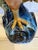 Mid 20th Century Large Vintage Ceramic Rooster Figurine in the Style of Italian Majolica For Sale - Image 5 of 12