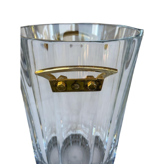 1970s Baccarat French Crystal Maxim Champagne Ice Bucket For Sale - Image 11 of 12