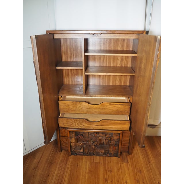 1970s 1970s Lane Furniture "Pueblo" Brutalist Dresser For Sale - Image 5 of 6
