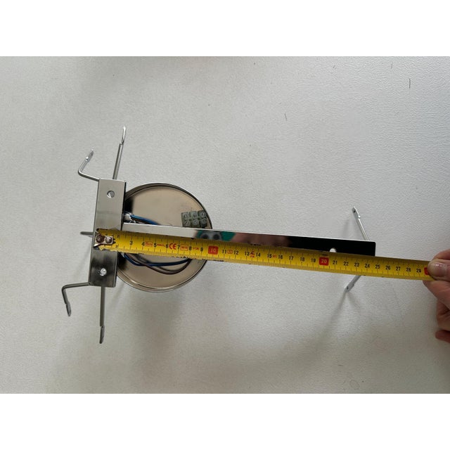 Set of Two “Poliedri” Murano Glass Wall Sconce in Venini Style For Sale - Image 9 of 12