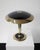 Vintage Italian Table Lamp in Brass and Black Glass, 1980s For Sale - Image 6 of 9