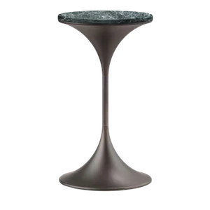 Daperly Tall Green Alps Brown Side Table by P. Rizzatto