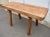 Oak Pig Bench Butcher's Block Table For Sale In Baltimore - Image 6 of 12