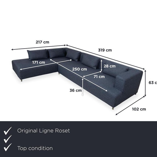 This Ligne Roset Opium corner sofa is a true design classic by Didier Gomez, combining pure luxury with an almost...