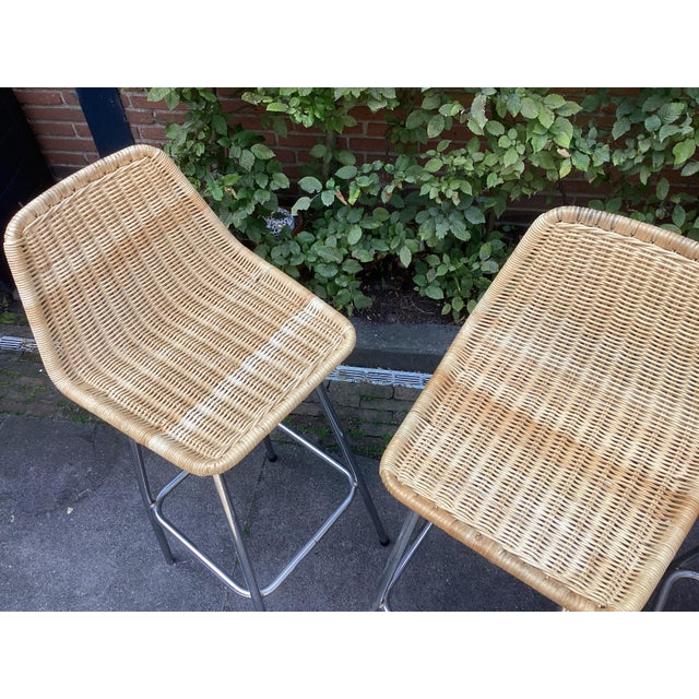 Bar Stools attributed to Rohé Noordwolde, 1960s, Set of 6 For Sale - Image 5 of 8