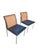 Vintage Paul McCobb Planner for Lane Furniture Wicker Caned Chrome Chairs- A Pair For Sale In Charlotte - Image 6 of 18