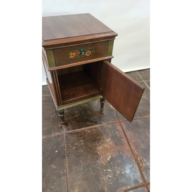 French Provincial 1920s Italianate Nightstand French Style Nightstand Spanish Revival Style Nightstand For Sale - Image 3 of 10