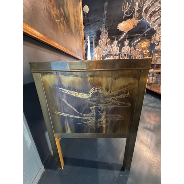 1970s Bernard Rohne for Mastercraft Credenza For Sale - Image 5 of 7