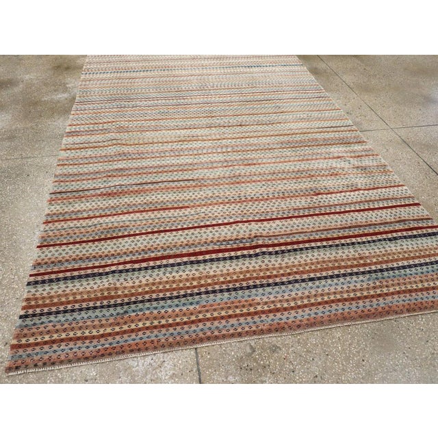 Beige Galerie Shabab Collection Mid-20th Century Turkish Anatolian Accent Rug For Sale - Image 8 of 10