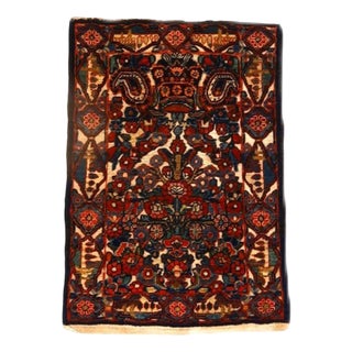 Antique Middle Eastern Hand-Knotted Sarugh Rug For Sale