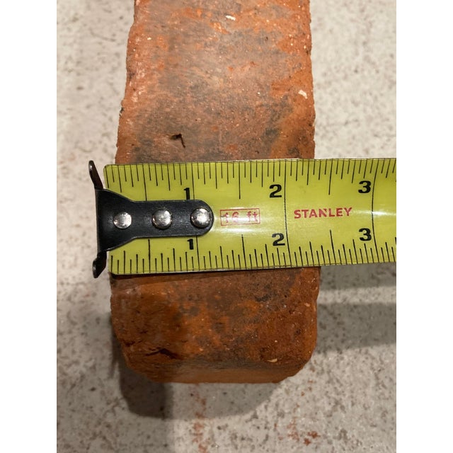Brick Red Antique Reclaimed Red Clay Brick Denver, Colorado For Sale - Image 8 of 12