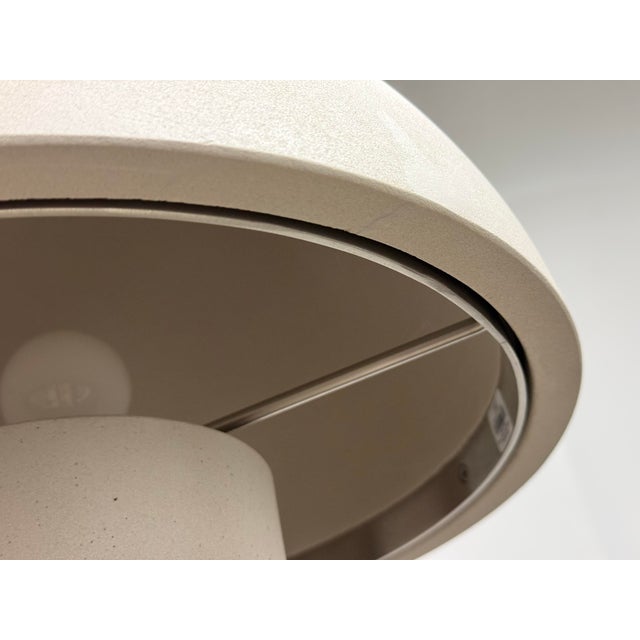 White Studio Anansi for Cb2 Enoki Natural Dome Sandstone Table Lamps, Pair For Sale - Image 8 of 12