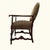Arts & Crafts 1930s Carved Armchair – Antique Wood Library Chair For Sale - Image 3 of 14
