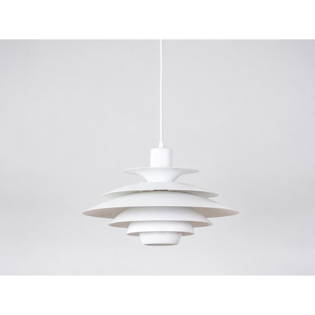 Vintage Danish Verona Pendant Lamp by Kurt Wiborg for Jeka, 1980s For Sale - Image 14 of 14