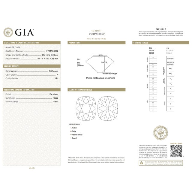 1910s French Belle Époque Gia 2.02 Carat Old Mine Cut Diamond Cluster Ring, Size 5.5 For Sale In Los Angeles - Image 6 of 7