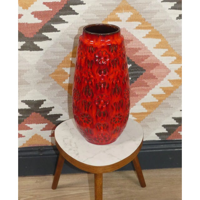 Small Bernina Europa Line 265-30 Floor Vase from Scheurich, 1970s For Sale - Image 11 of 11