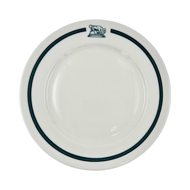 Vintage New York Stock Exchange Luncheon Club Plate 9.5"d For Sale In Washington DC - Image 6 of 10