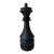 Vintage Handmade 17” Solid Wood Queen Chess Piece Sculpture For Sale