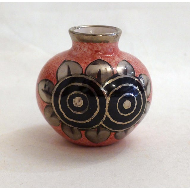 Vintage Art Deco Ball Vase by A. Renoleau, 1920 For Sale - Image 3 of 11