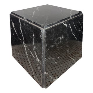 Vintage Marble Cube Table, 1950 For Sale