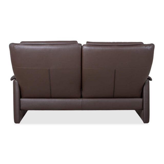 Two-Seater Leather Sofa from Erpo Milano For Sale - Image 9 of 11