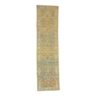Antique Shabby Chic Persian Runner Rug For Sale