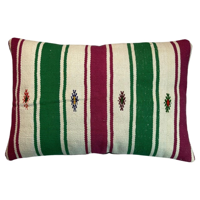 Vintage Turkish Handmade Cushion Cover For Sale
